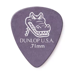 Dunlop 417R Gator Grip kostka gitarowa 0.71mm - Kostki gitarowe - miniaturka - grafika 1