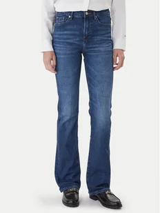 Tommy Hilfiger Jeansy WW0WW46729 Niebieski Bootcut Fit - Spodnie damskie - miniaturka - grafika 1