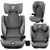 Foteliki samochodowe - Fotelik samochodowy ISOFIX 100-150 cm wzrostu (15-36 kg) NATT Szary - miniaturka - grafika 1