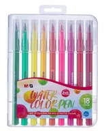 Przybory szkolne - M&G Pisak artystyczny pędzelkowy wodny 1-4mm, 18 kolorów - miniaturka - grafika 1