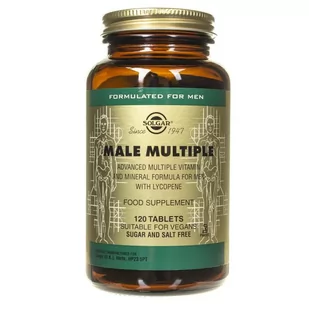 Solgar Male Multiple dla mężczyzn - 120 tabletek - Suplementy naturalne - miniaturka - grafika 1