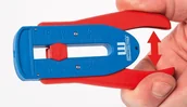 Narzędzia warsztatowe - Automatyczny ściągacz izolacji, od 0,12 do 0,8 mm2 - do przewodów okrągłych DY i LGY o małym przekroju WEICON TOOLS - miniaturka - grafika 1