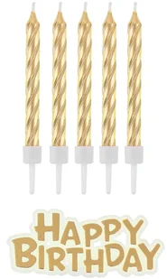 Godan Świeczki B&C urodzinowe Happy Birthday 16 szt. - Urodziny dziecka - miniaturka - grafika 1