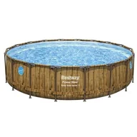 Baseny ogrodowe - Basen stelażowy do ogrodu Bestway 549 x 122 cm zestaw 12w1 - miniaturka - grafika 1