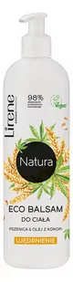 Lirene Natura Eco Body Balm - Ujędrniający balsam do ciała - Pszenica &amp; Olej z konopi - 350 ml - Balsamy i kremy do ciała - miniaturka - grafika 1