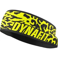 Czapki i chusty sportowe damskie - DYNAFIT Opaska na głowę Graphic Headband ultra yellow - miniaturka - grafika 1