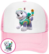 Czapki i chusty sportowe męskie - CZAPKA Z DASZKIEM PSI PATROL DLA DZIECI SIATKA RÓŻOWA BEJSBOLÓWKA - miniaturka - grafika 1