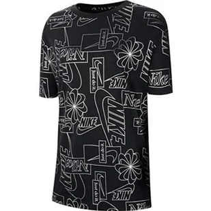 Nike Damska koszulka sportowa Icon Clash 2 Boy T-Shirt czarny czarny XS - Koszulki i topy damskie - miniaturka - grafika 1