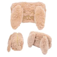 Piórniki - Astra Piórnik Szkolny Saszetka Miękka Puszysta Z Uszami Etui Na Przybory Szkolne Fluffy Kitty - miniaturka - grafika 1