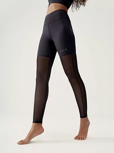 Born Living Yoga Legginsy funkcyjne w kolorze czarnym - Spodnie sportowe damskie - miniaturka - grafika 1