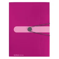 Artykuły biurowe - Herlitz Easy orga teczka rysunkowa A4 pp z gumką malinowa - miniaturka - grafika 1