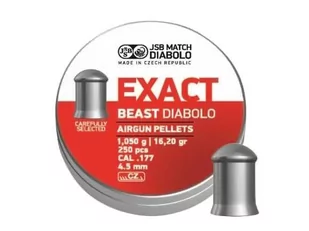 Śrut 4,52 mm JSB Exact Beast 250 szt - Amunicja do wiatrówek - miniaturka - grafika 1