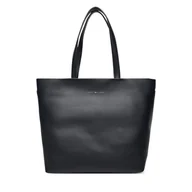 Torebki damskie - Torebka Tommy Hilfiger Th Logotape Tote AW0AW17693 Granatowy - miniaturka - grafika 1