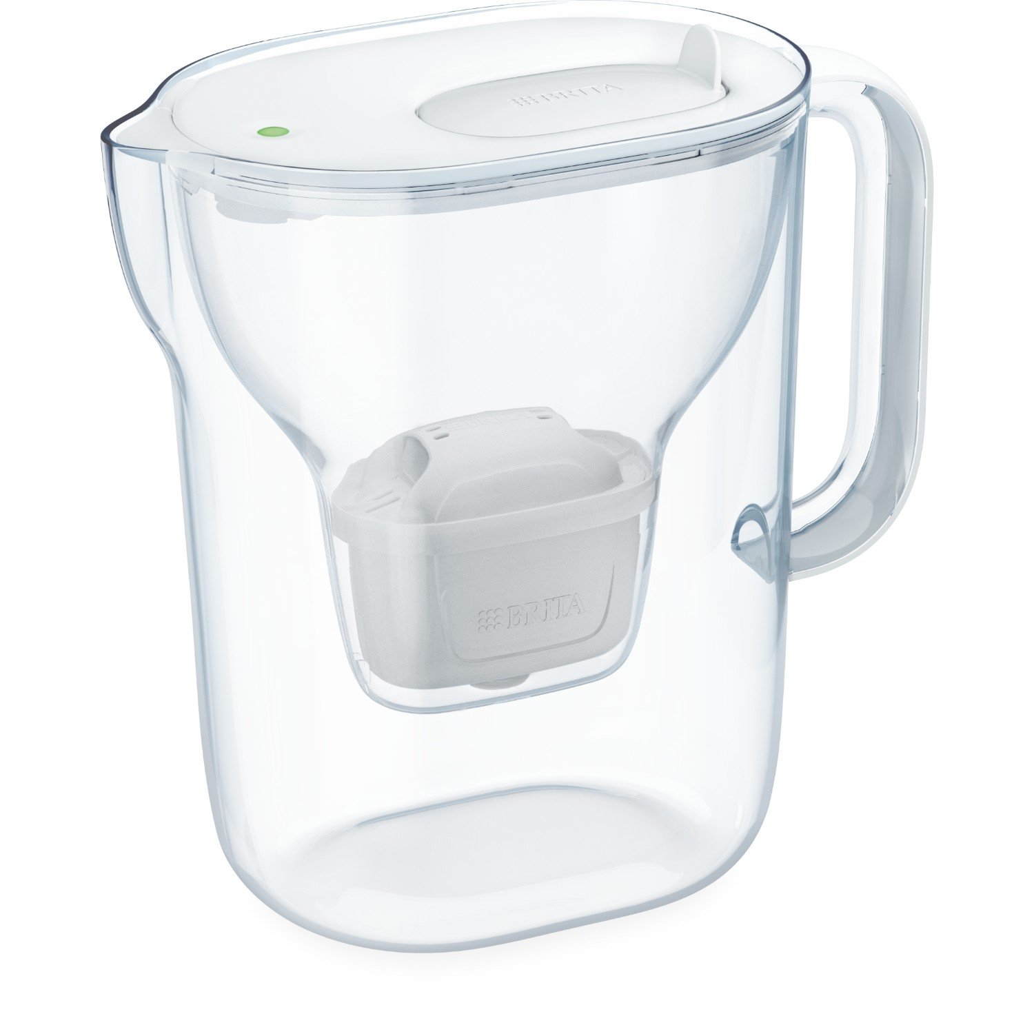 Brita Style Essential XL Dzbanek + 2 wkłady filtrujące MaxtraPro Pure Performance, biały