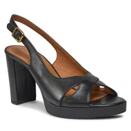 Sandały damskie - Sandały Geox D Walk Pleasure 85S D45B6C 00043 C9999 Black - miniaturka - grafika 1