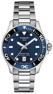 Zegarek Zegarek Tissot T120.210.11.041.00 SEASTAR 1000 36MM - Zegarki damskie - miniaturka - grafika 1