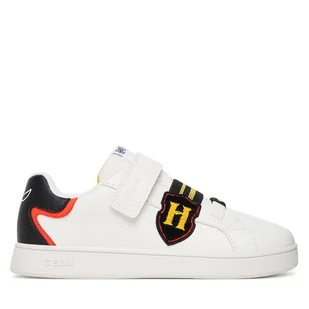 Sneakersy Geox J Eclyper J56LSB 000BC C0404 S Biały - Buty dla chłopców - miniaturka - grafika 1