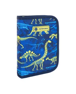 Piórnik pojedynczy dwuklapkowy Astrabag Dino - Piórniki - miniaturka - grafika 1