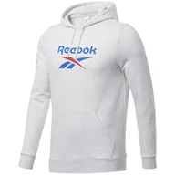 Bluzy męskie - Bluza męska Reebok Classic Vector Hoodie biała FT7297 - miniaturka - grafika 1