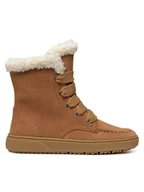 Buty dla dziewczynek - Geox Kozaki J Theleven Girl Wpf J46HYC 00022 C6627 M Brązowy - miniaturka - grafika 1