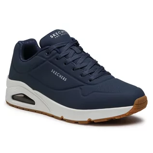 Sneakersy damskie - SKECHERS Sneakersy Uno-Stand On Air 52458/NVY Navy - grafika 1