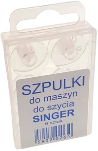 Szpulki plastikowe soczewkowe do maszyn do szycia 6 szt. w pudełku - Akcesoria i części do maszyn do szycia - miniaturka - grafika 1