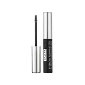 Akcesoria i kosmetyki do stylizacji brwi - Pupa Żel do brwi Eyebrow Pumping gel Dark brązowy 4ml - miniaturka - grafika 1