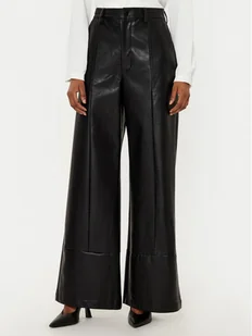 BARDOT Spodnie z imitacji skóry 58936PB Czarny Slim Fit - Spodnie damskie - miniaturka - grafika 1