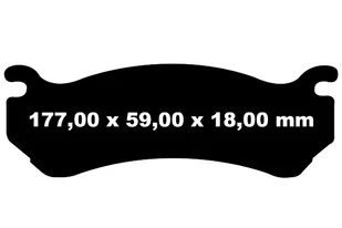 Przednie klocki Ultimax2 + NACINANE tarcze hamulcowe EBC seria USR Cadillac Escalade 2002-2006 - Tarcze hamulcowe - miniaturka - grafika 13