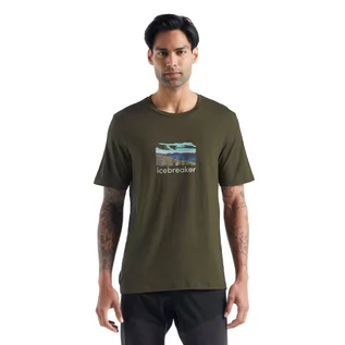 Koszulki męskie - Koszulka męska Icebreaker Tech Lite II SS Trailhead loden - S - grafika 1