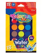Przybory szkolne - Colorino Farby akwarelowe kids 18 kolorów Patio - miniaturka - grafika 1