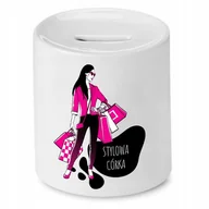 Skarbonki - Skarbonka Dla Jagody na Urodziny Idealny Prezent z Nadrukiem ze Zdjęciem + Opakowanie na prezent (wzór 03) - miniaturka - grafika 1