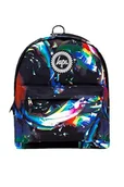 Plecaki - hype CZARNY PLECAK TĘCZOWY, Czarna tęcza załamanie, Jeden rozmiar, Casual - miniaturka - grafika 1