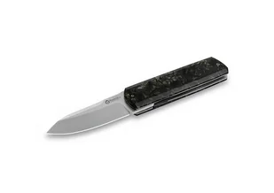 Nóż składany Maserin Silver 410 Black FatCarbon, Satin Elmax by Bruno Bruna (410/N) - Noże - miniaturka - grafika 1