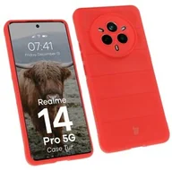 Etui i futerały do telefonów - Bizon Pancerne etui Case Tur do Realme 14 Pro 5G, czerwone - miniaturka - grafika 1