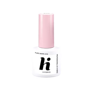 Pure Hi Hybrid Lakier hybrydowy 5ml 114 White Hi Hybrid - Lakiery hybrydowe - miniaturka - grafika 1