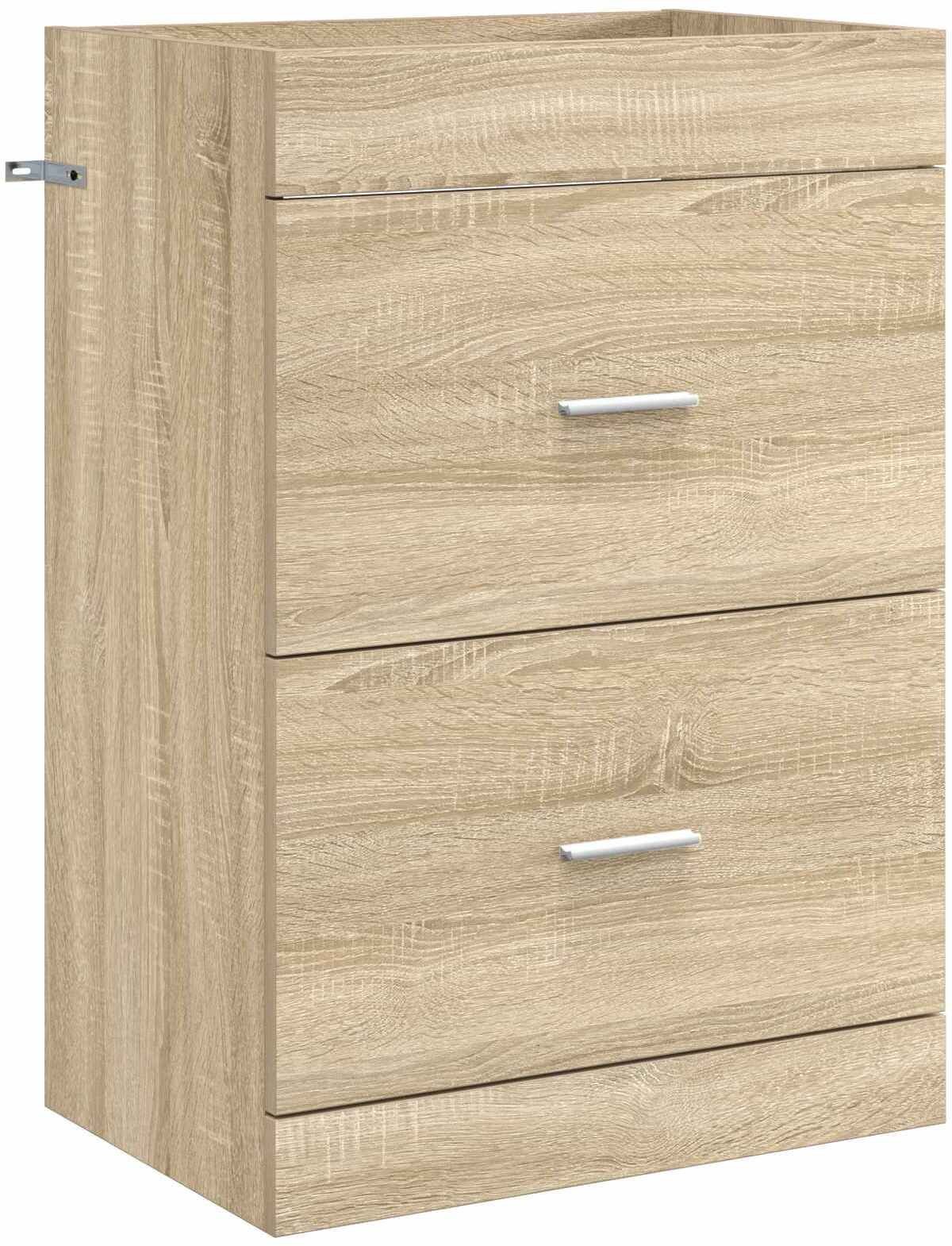 vidaXL vidaXL Szafka pod zlewem w łazience dąb Sonoma 56 x 37,5 x 81 cm