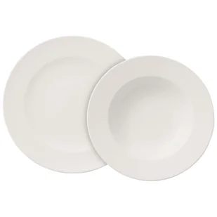 Villeroy & Boch for me Dinner zestaw naczyń/wysokiej jakości z porcelany w kolorze białym na każdą okazję/8-częściowy zestaw dla 4 osób 1041538717 - Serwisy obiadowe - miniaturka - grafika 2