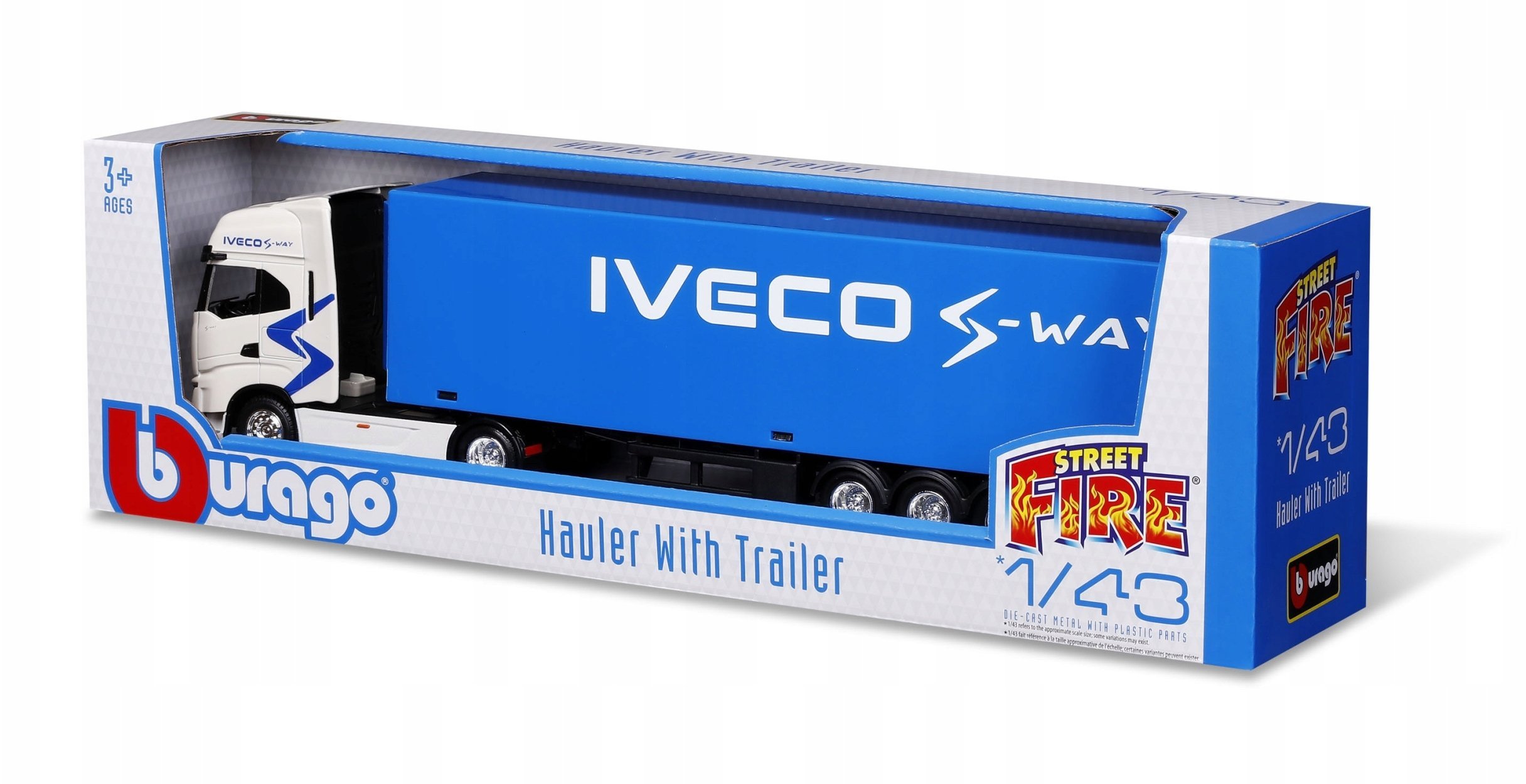 BBU 1:43 Street Fire Haulers Iveco S-Way 31469