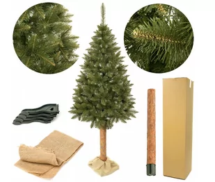 Inna Choinka sztuczna na pniu świerk naturalny 180 cm - Choinki - miniaturka - grafika 1