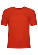 Koszulki i topy damskie - Superdry Damska koszulka Studio Woven S/S Top Shirt, Pureed Pumpkin, S - miniaturka - grafika 1