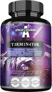 APOLLO'S HEGEMONY TERMINATOR 120 KAPSUŁEK - Boostery testosteronu - miniaturka - grafika 1