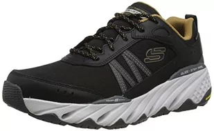 Skechers Męskie trampki Glide-Step Trail Oxen, Czarna skóra syntetyczna siatka wykończenie, 42 EU - Trampki męskie - miniaturka - grafika 1