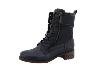 Mustang botki damskie 15M0062001, rozmiar:39 EU, kolor:Niebieski - Botki damskie - miniaturka - grafika 1