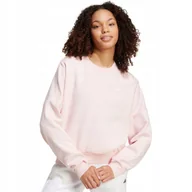 Bluzy damskie - Bluza damska adidas Essentials Small Logo Feel Cozy jasnoróżowa IX7954 L - miniaturka - grafika 1
