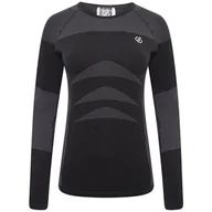 Koszulki sportowe damskie - Damska koszulka Dare 2b In The ZoneII L/S Rozmiar: L-XL / Kolor: czarny - miniaturka - grafika 1