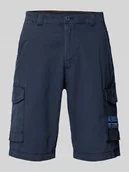 Spodenki męskie - Bermudy o kroju regular fit z kieszeniami cargo model ‘HORTON’ - miniaturka - grafika 1