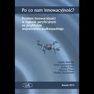 Technika - Po Co Nam Innowacyjność? Problem Innowacyjności W Regionie Peryferyjnym na Przykładzie Województwa Podkarpackiego - miniaturka - grafika 1