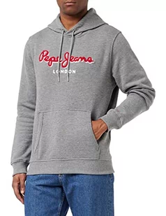 Pepe Jeans Lamont Bluza męska, Szary (Ciemny Szary Marl), XXL - Bluzy męskie - miniaturka - grafika 1