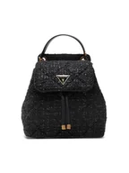 Plecaki - Guess Plecak Cessily Flap Backpack HWTA76 79310 Czarny - miniaturka - grafika 1